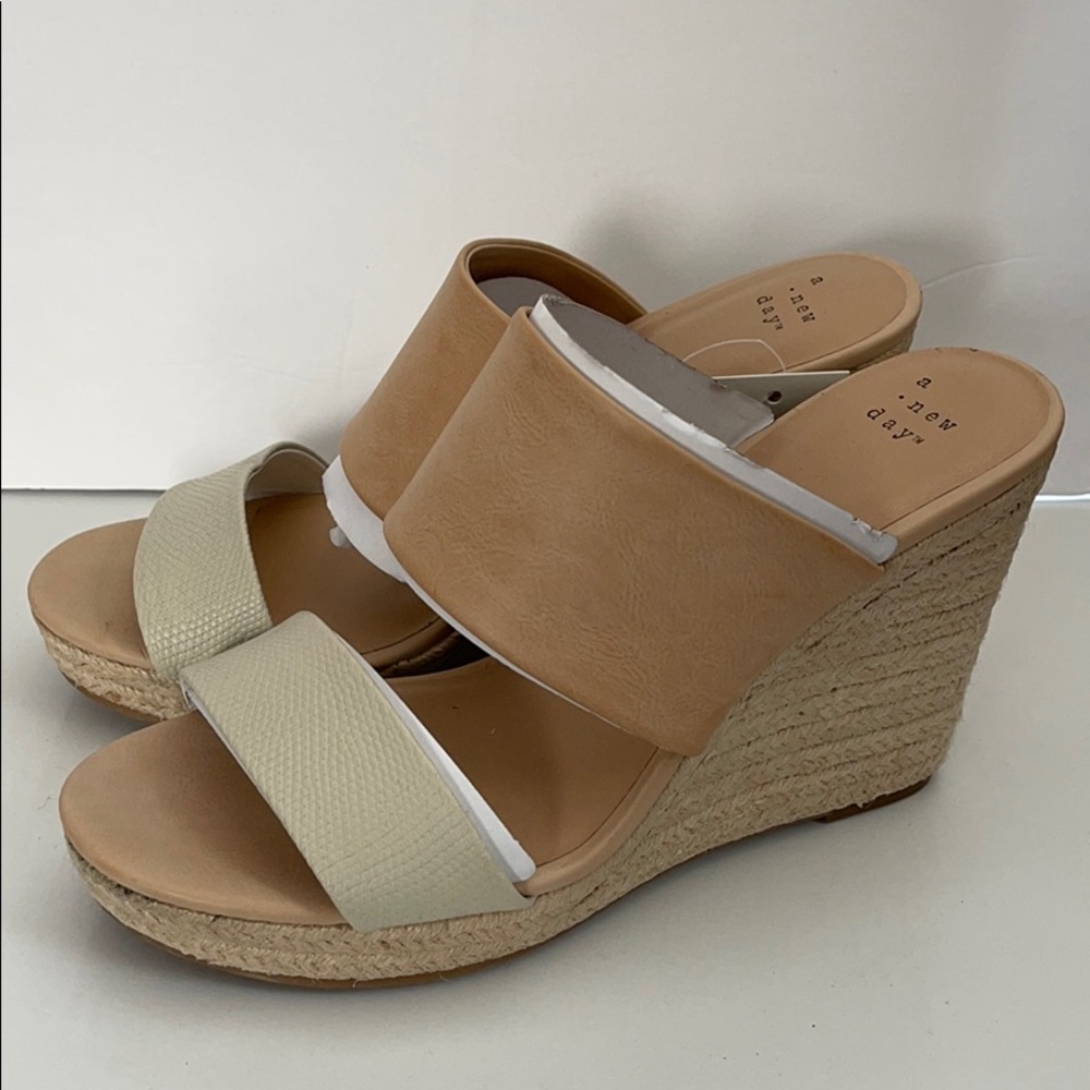 Espadrille Slip Sandals Size 10 - Picture 3 of 7